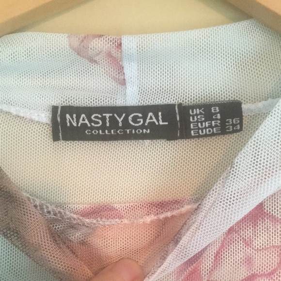 Nasty Gal Heaven Sent Cherub Mesh Bodysuit - Picture 7 of 16